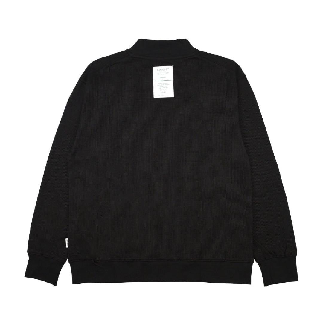 2026サーマルモックネックTシャツ　ブラックM 即完売品　ガゼット付き