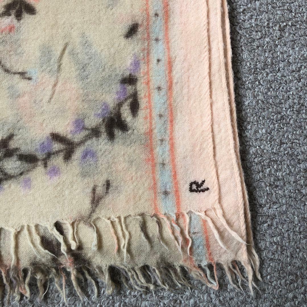 ４５Ｒ　花柄ショール