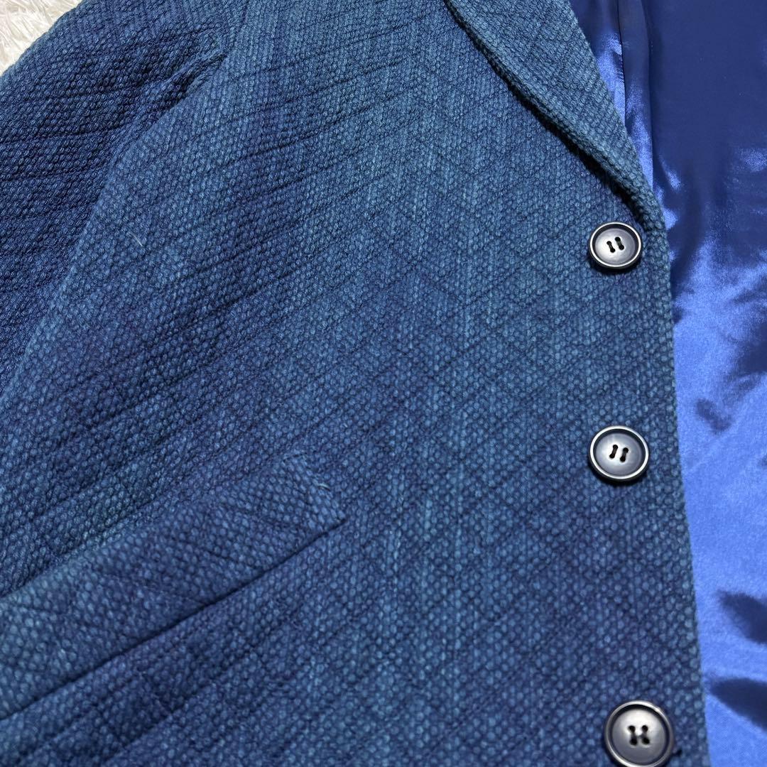 BLUE BLUE カセゾメサシコ スモールダイヤモンドキルトジャケット　IDG