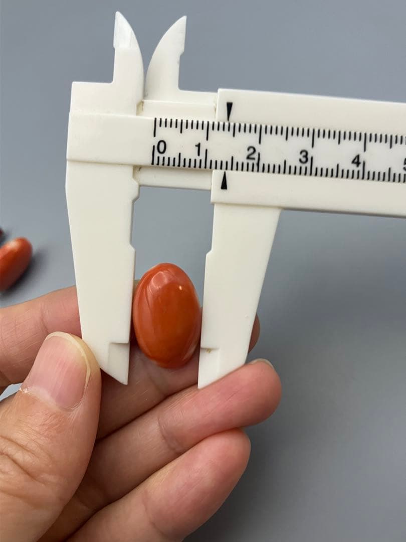 カフスボタン カフリンクス　本珊瑚　天然珊瑚　メンズ