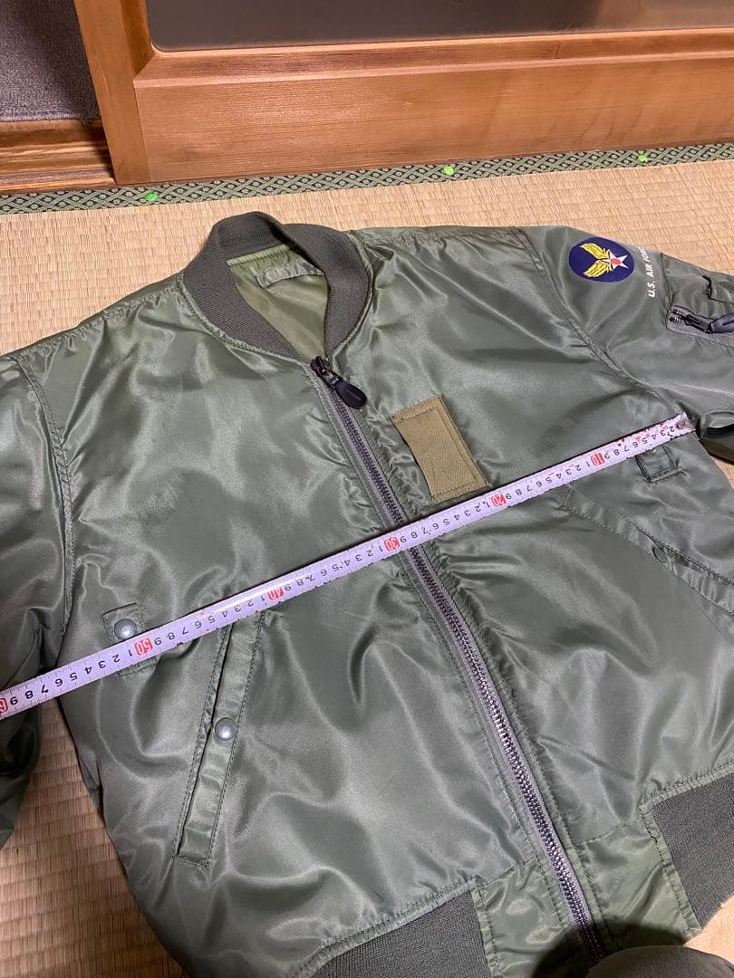 MA-1 フライトジャケット U.S. AIR FORCE プリント付き