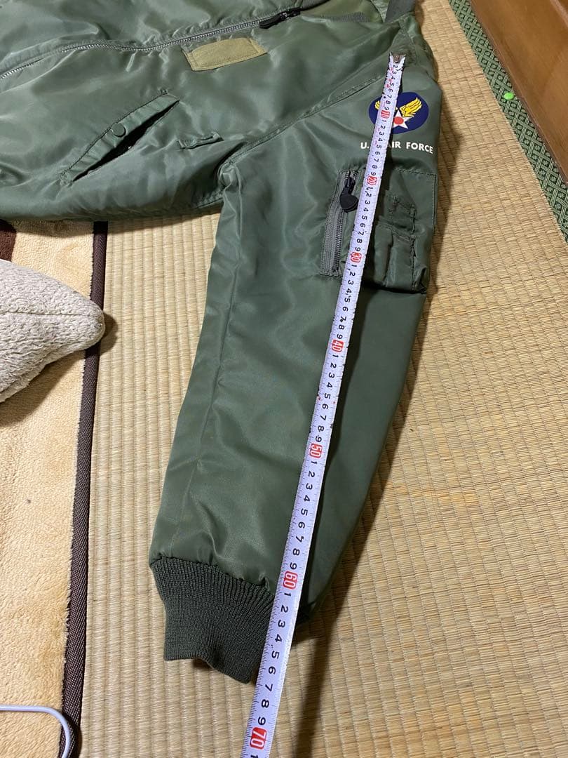 MA-1 フライトジャケット U.S. AIR FORCE プリント付き