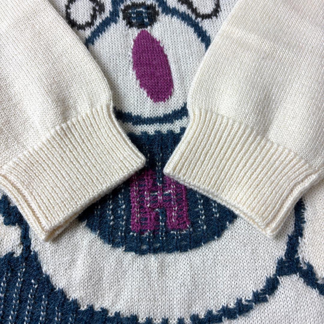 ヒステリックグラマー PATCH BEARジャカード ワンピース フリー クマ