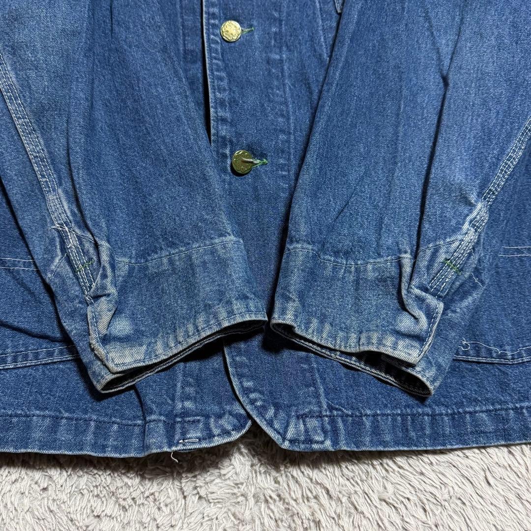 70s OSHKOSH B'GOSH デニムカバーオール ヴィンテージ 首振り金