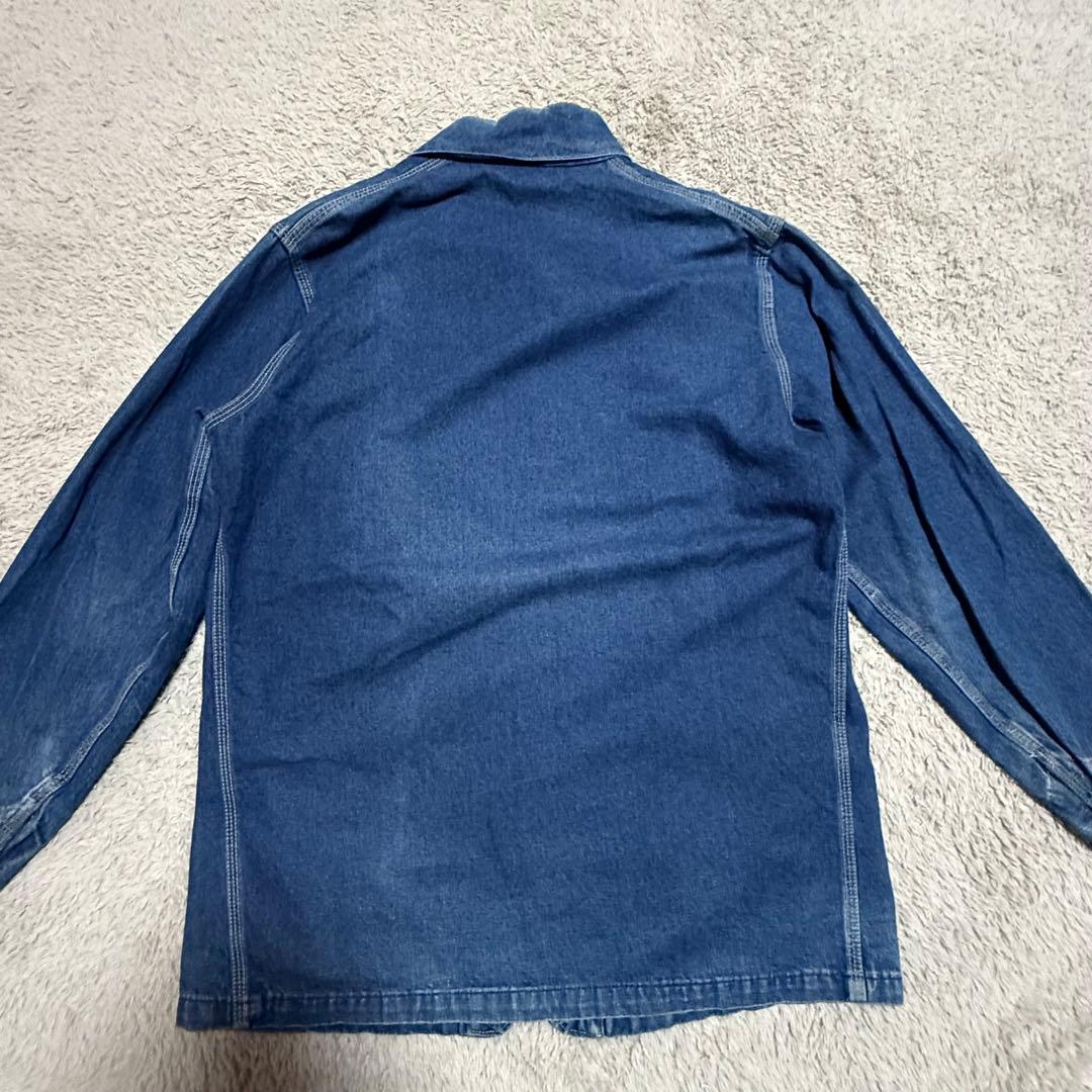 70s OSHKOSH B'GOSH デニムカバーオール ヴィンテージ 首振り金