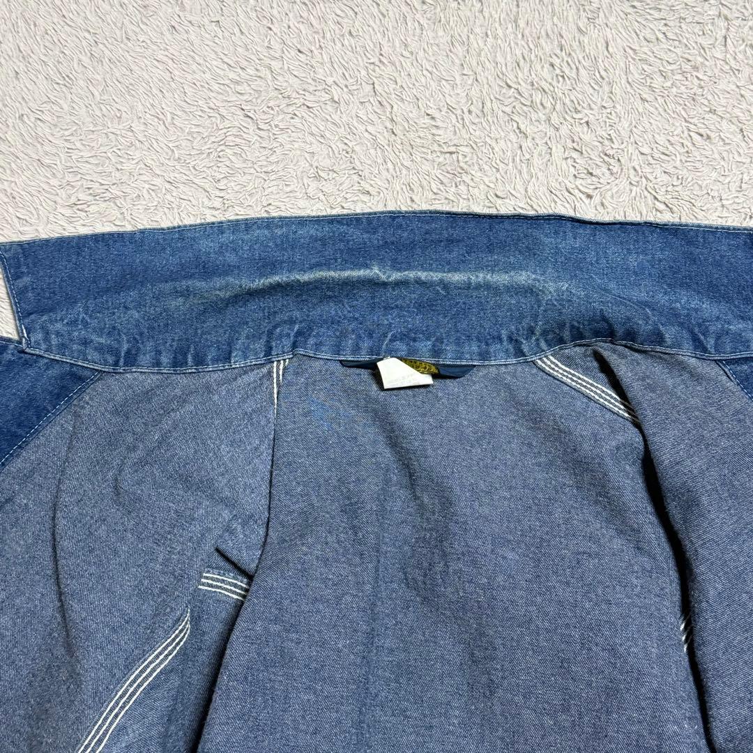 70s OSHKOSH B'GOSH デニムカバーオール ヴィンテージ 首振り金