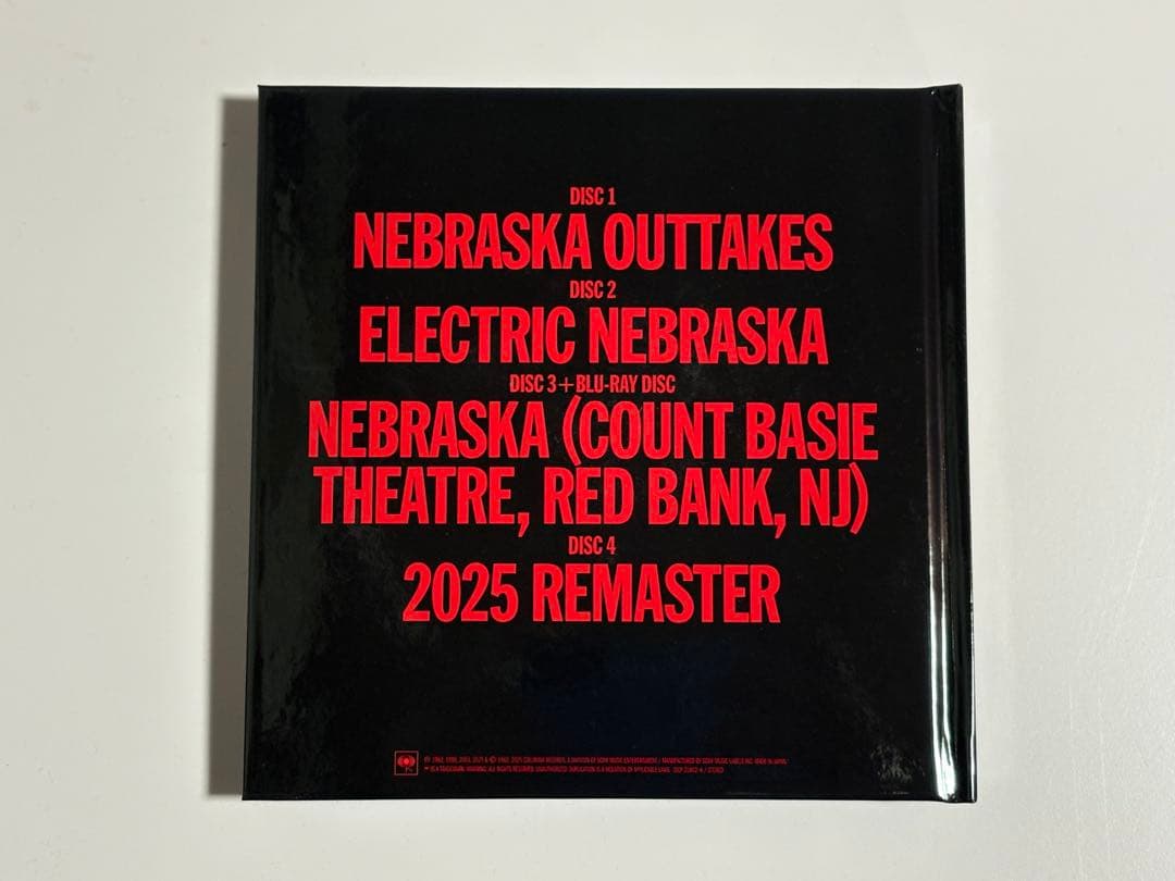 Bruce Springsteen『Nebraska ‘82』（国内盤）