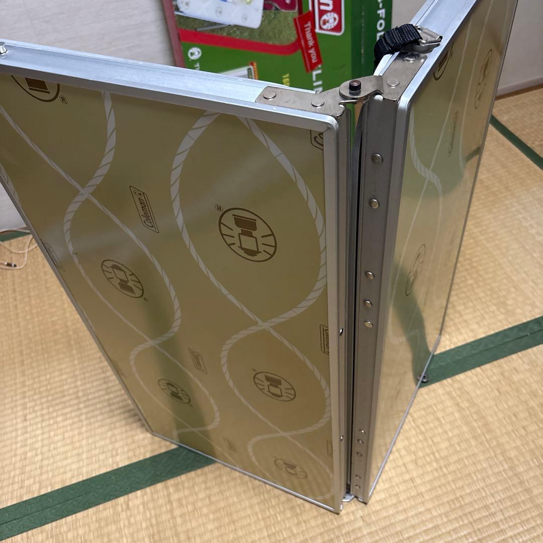 Coleman slim-4folding table キャリーベルト付き