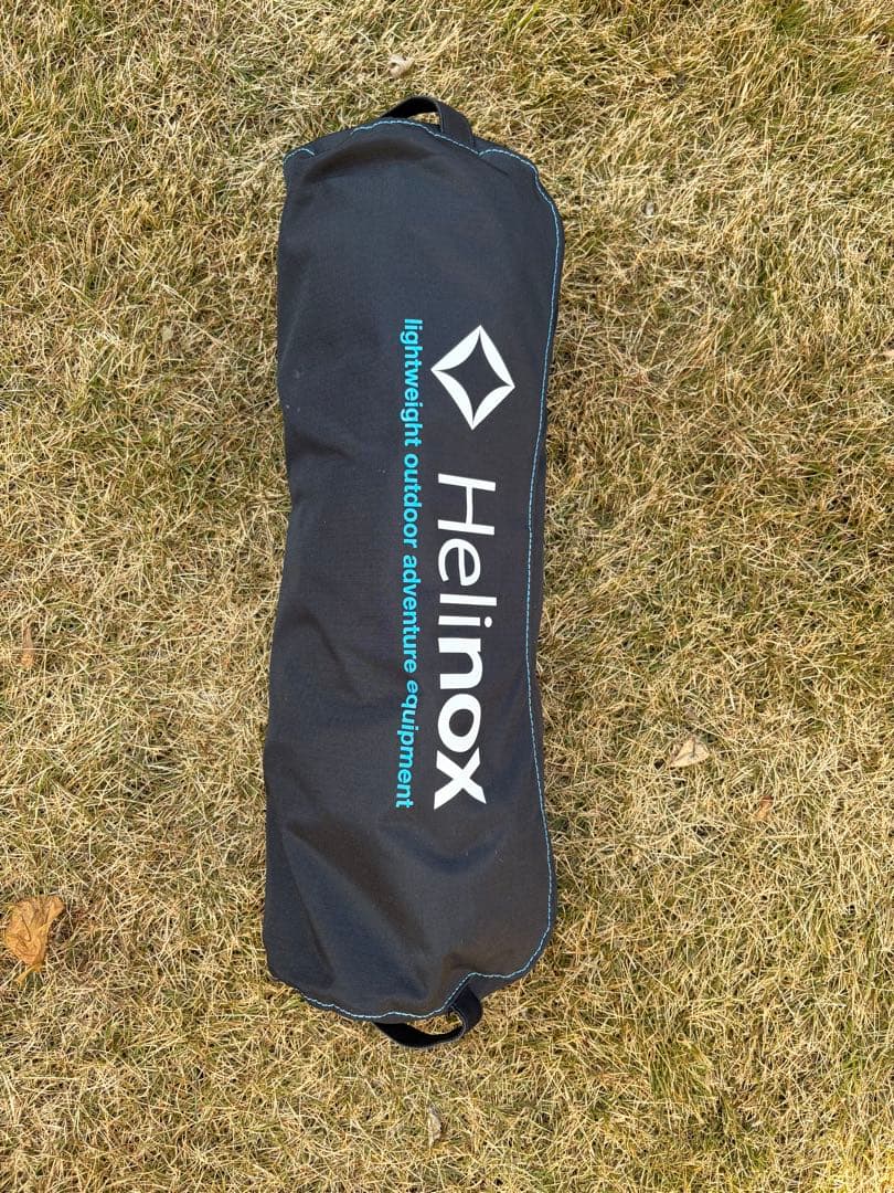 最終値下げ【超美品】Helinox サンセットチェア ブラック×ブルー