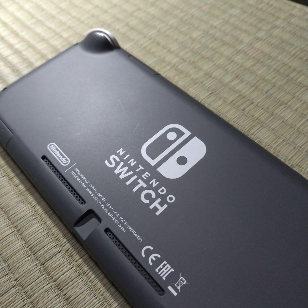 ①Nintendo Switch lite グレー　本体+ACアダプターセット