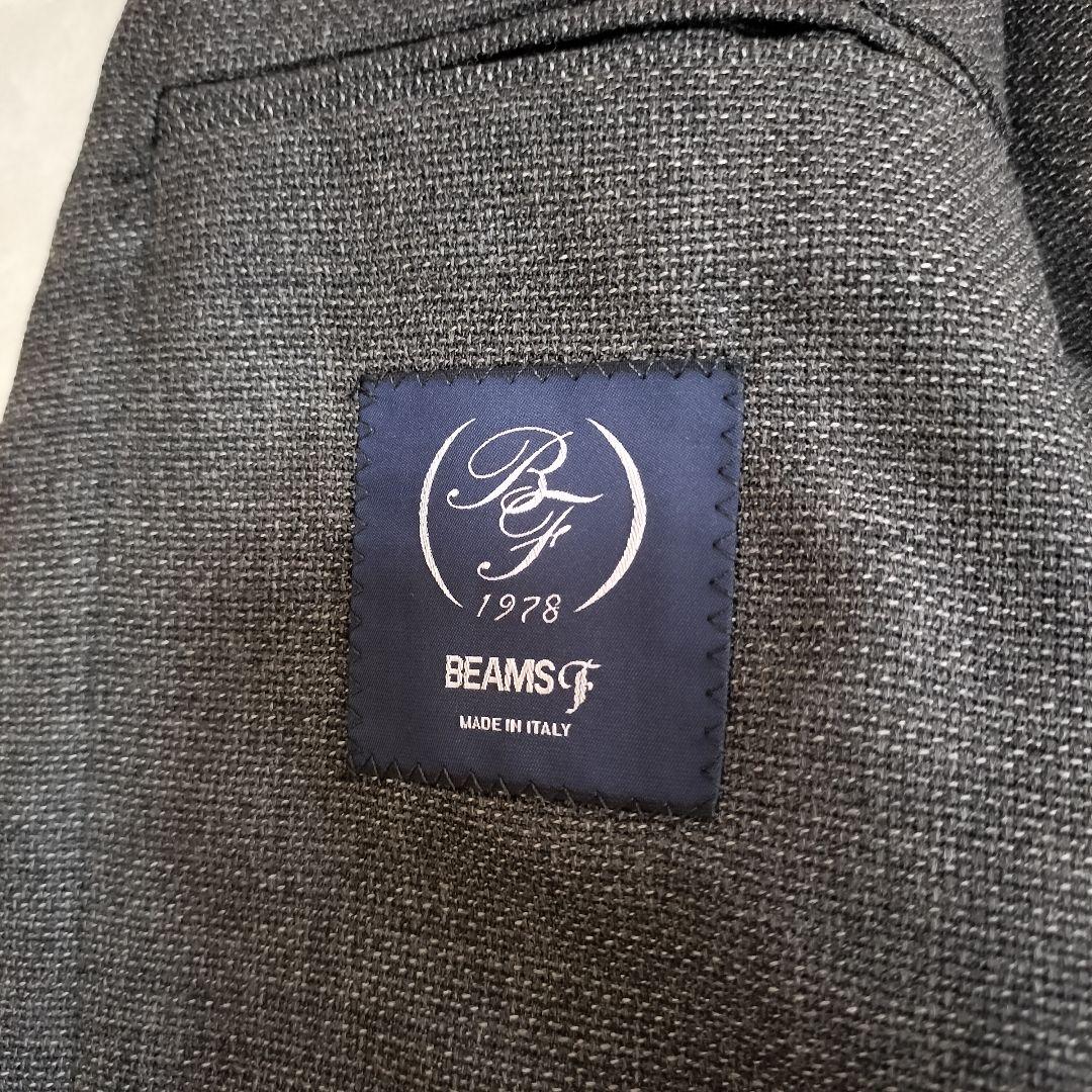 美品　イタリア製　BEAMS F　カノニコ生地　サマーテーラードジャケット　44