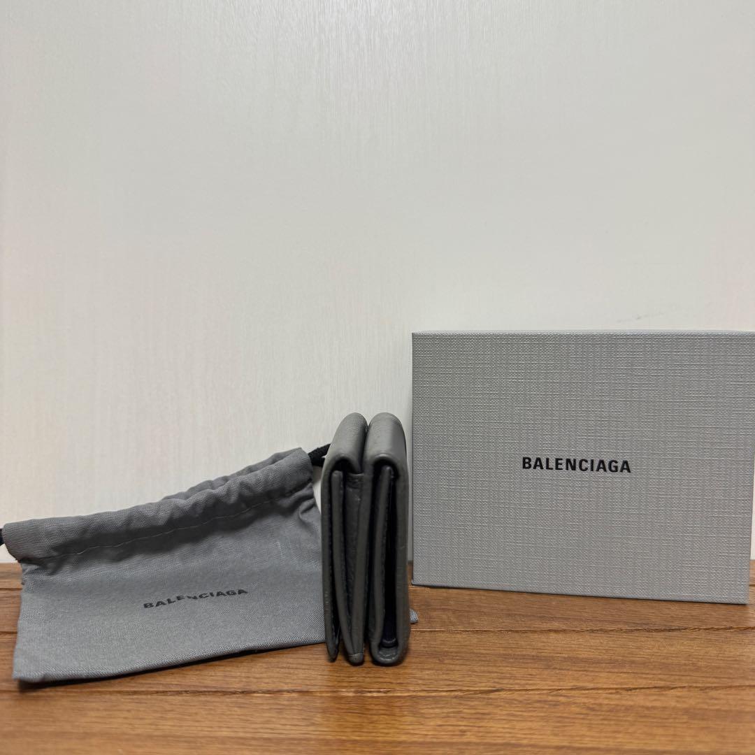 BALENCIAGA 三つ折り財布 グレー