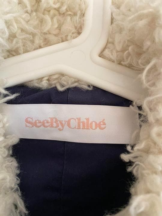 SEE BY CHLOE シーバイクロエ モッズコート ボア サイズ34