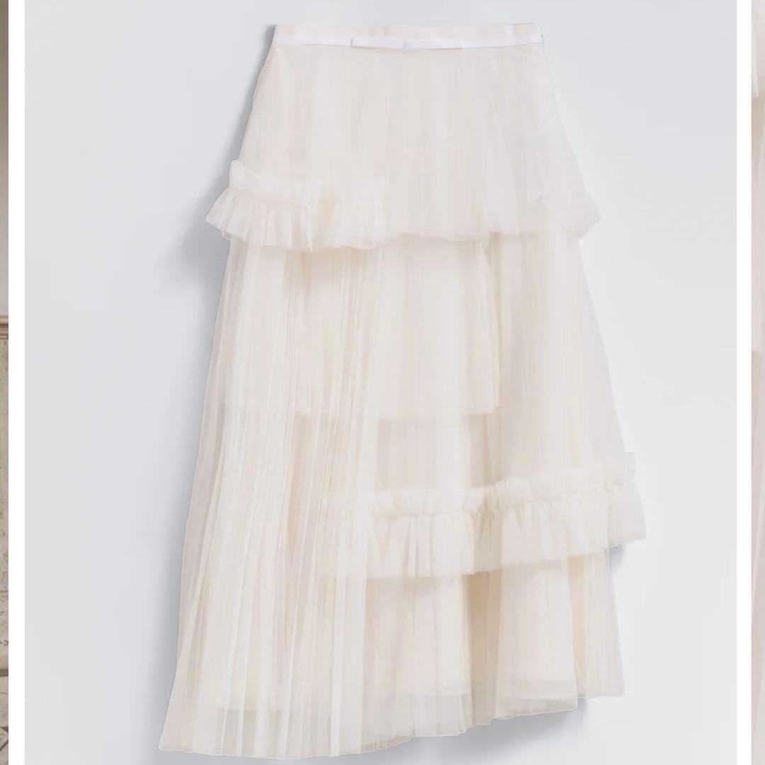 スカート maisonherlipto Vol.2 Ruffled Tulle Skirt