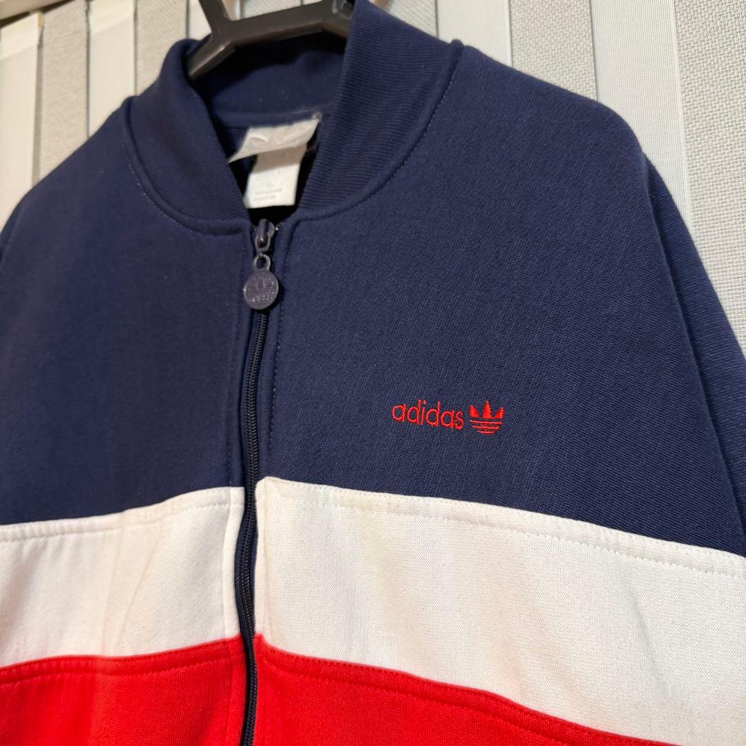 80‘s 銀タグUS企画old adidas トラックジャケット