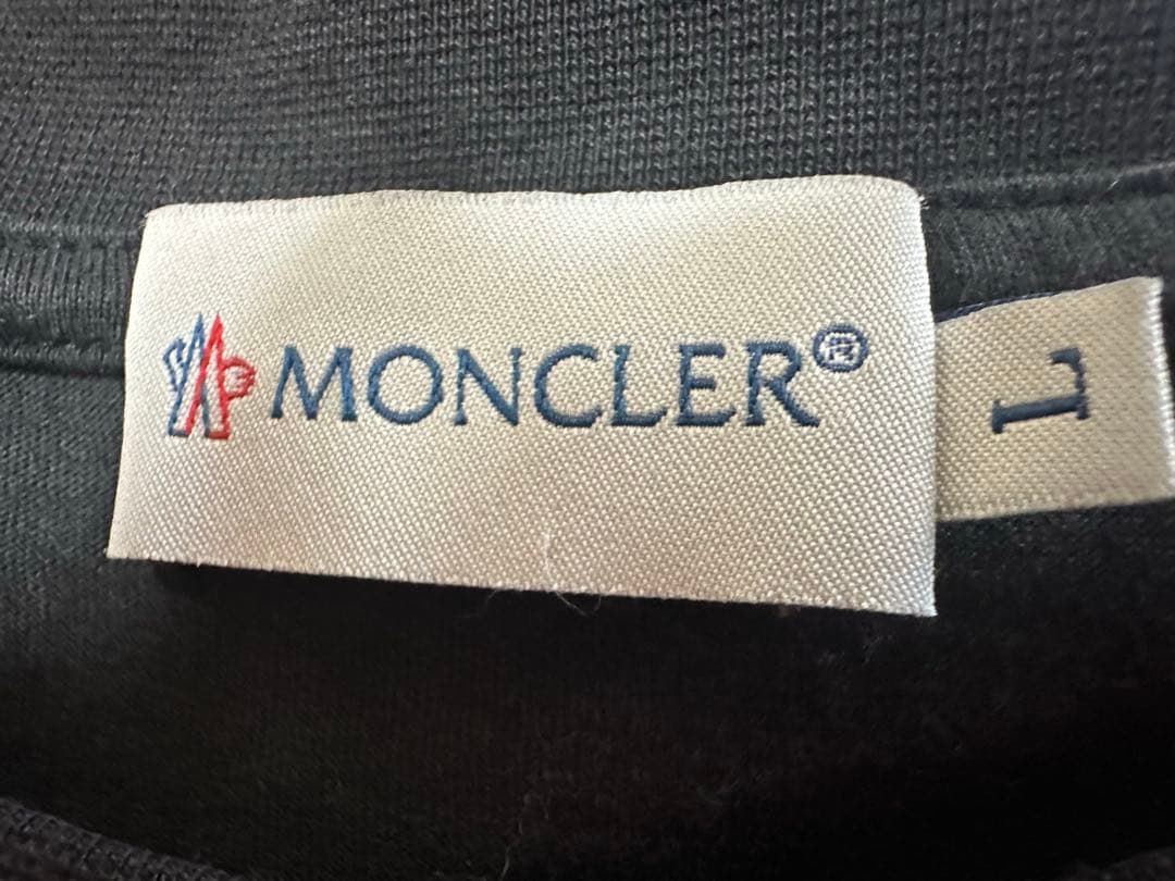 ✨希少デザイン✨MONCLER モンクレール Tシャツ 手書き風 L 黒 正規品