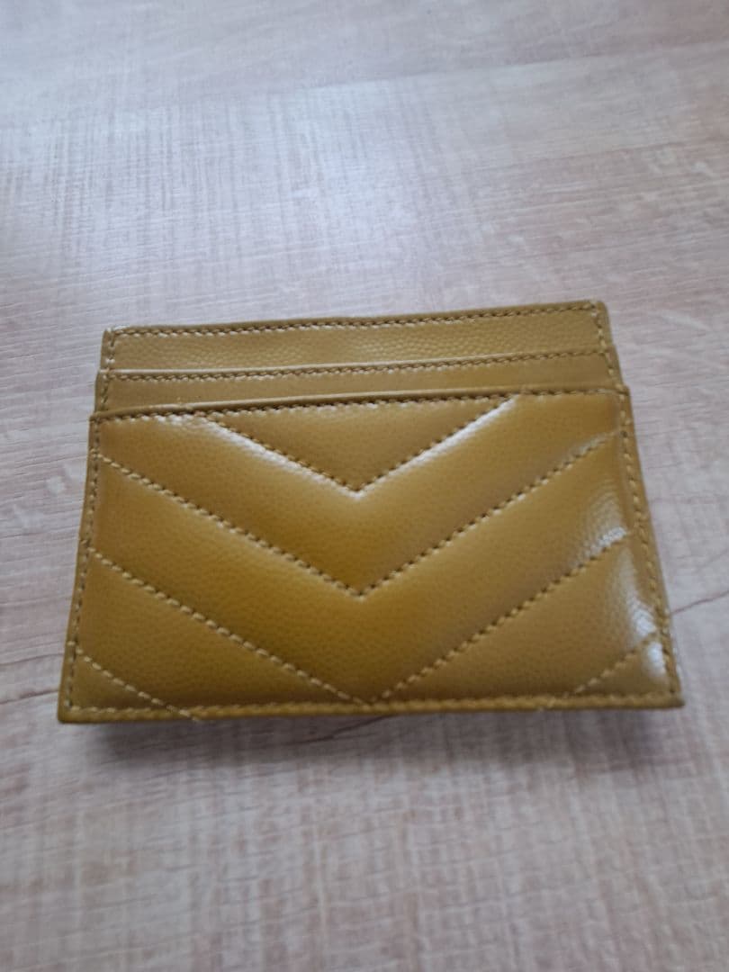 YSL イエローレザー名刺入れ