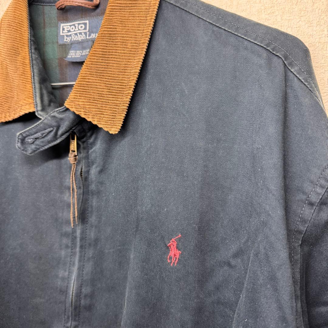 は*ほ様 90s ラルフローレン ポロ Polo スイング 襟コーデュロイ BK