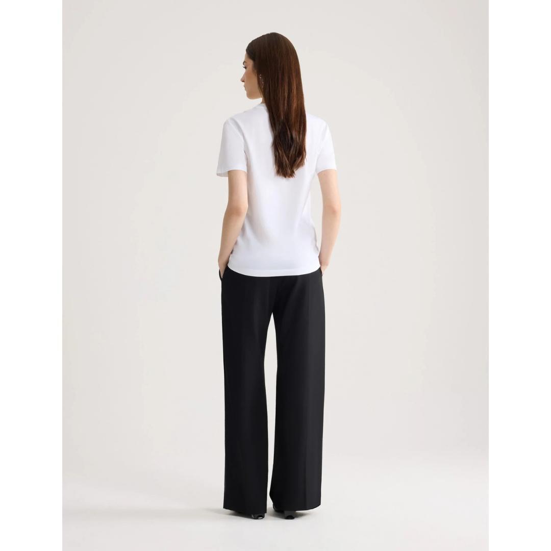 新作☆ PATOU 26SS コットン ホワイト ボウTシャツ 新品　M