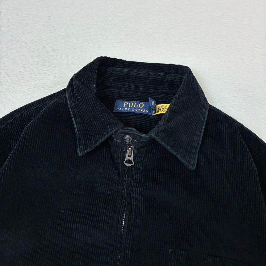 ✨美品✨　ポロラルフローレン　ジャケット　コーデュロイ　ポニー刺繍　ブラック　S
