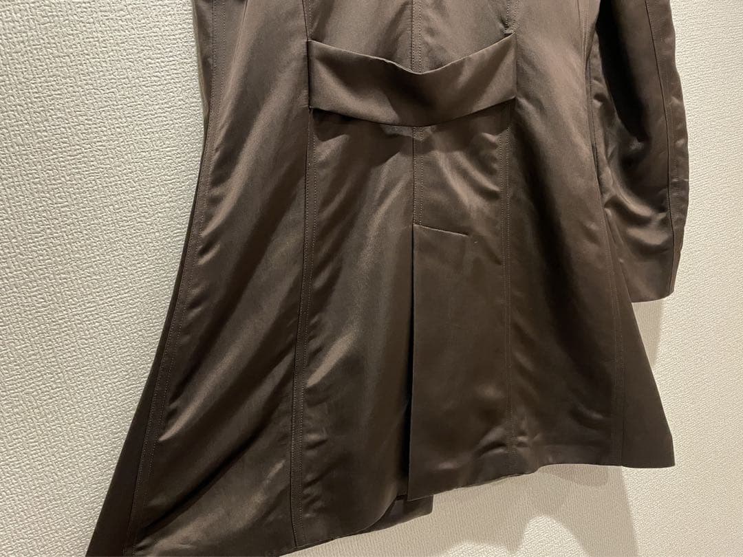 イタリア製 GIORGIO ARMANI シルク チェスター コート