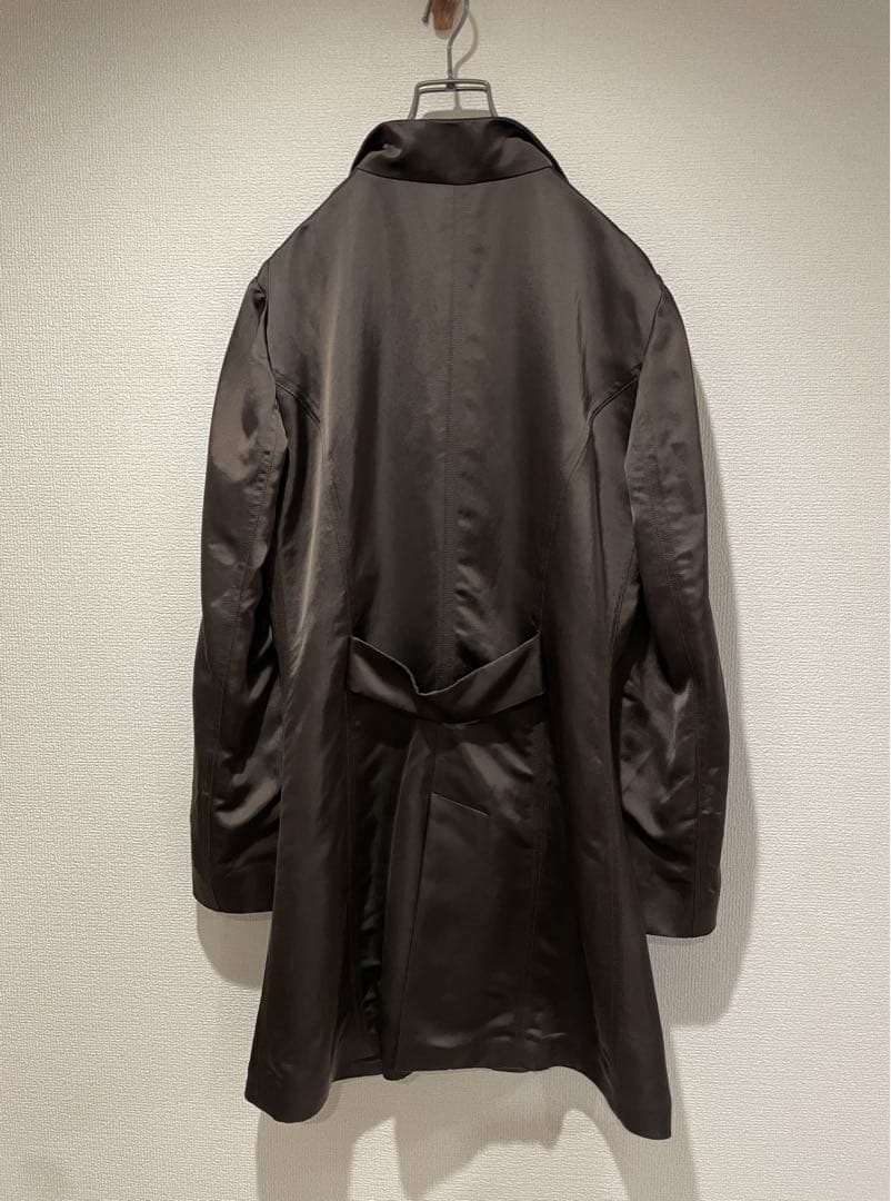 イタリア製 GIORGIO ARMANI シルク チェスター コート