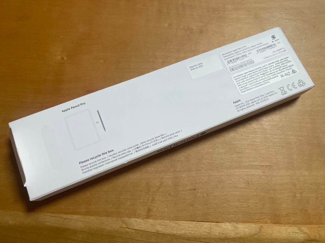 レ　Apple Pencil Pro A2538 ホワイト