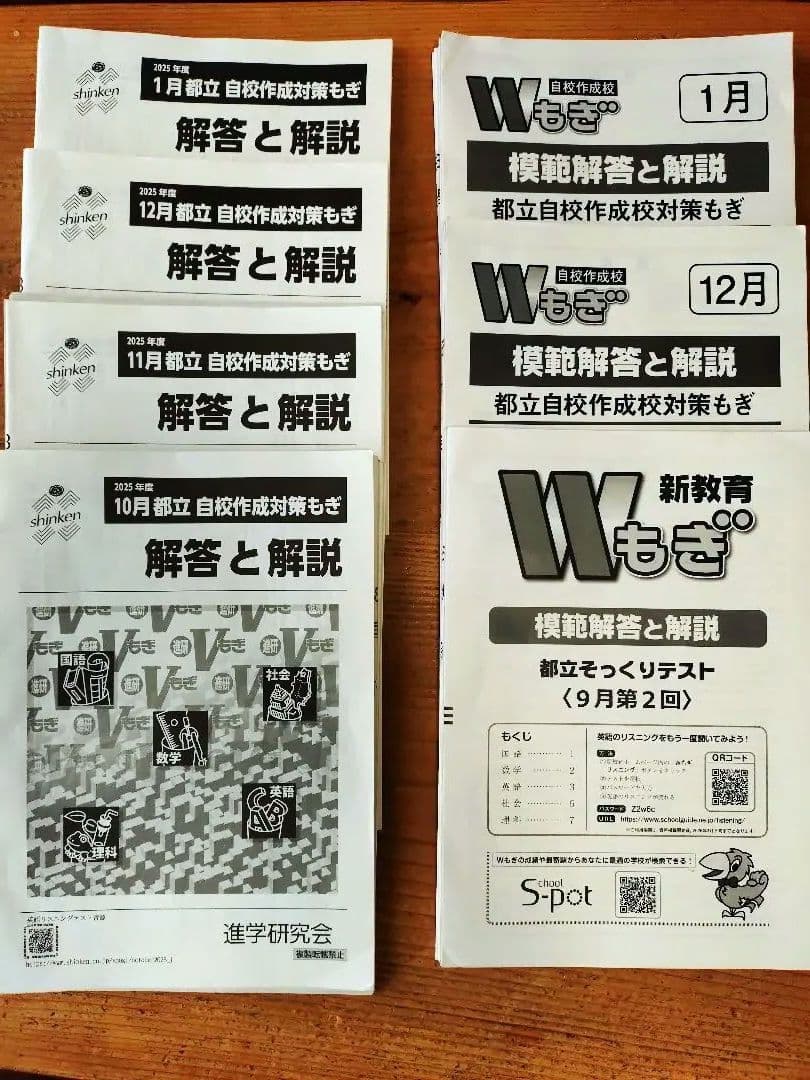 2025年度 Vもぎ Wもぎ 問題と解答