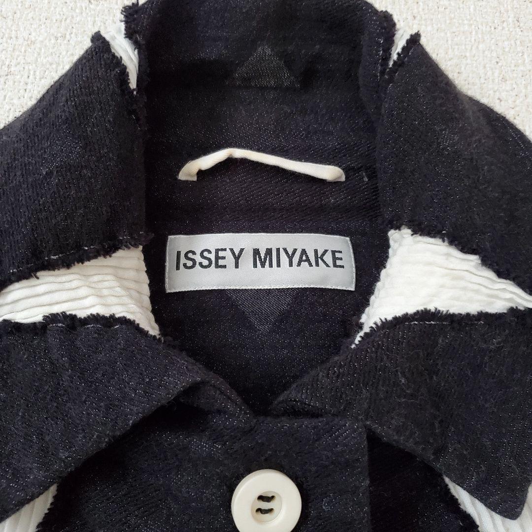 ISSEY MIYAKE イッセイミヤケ プリーツ 異素材 コート ジャケット