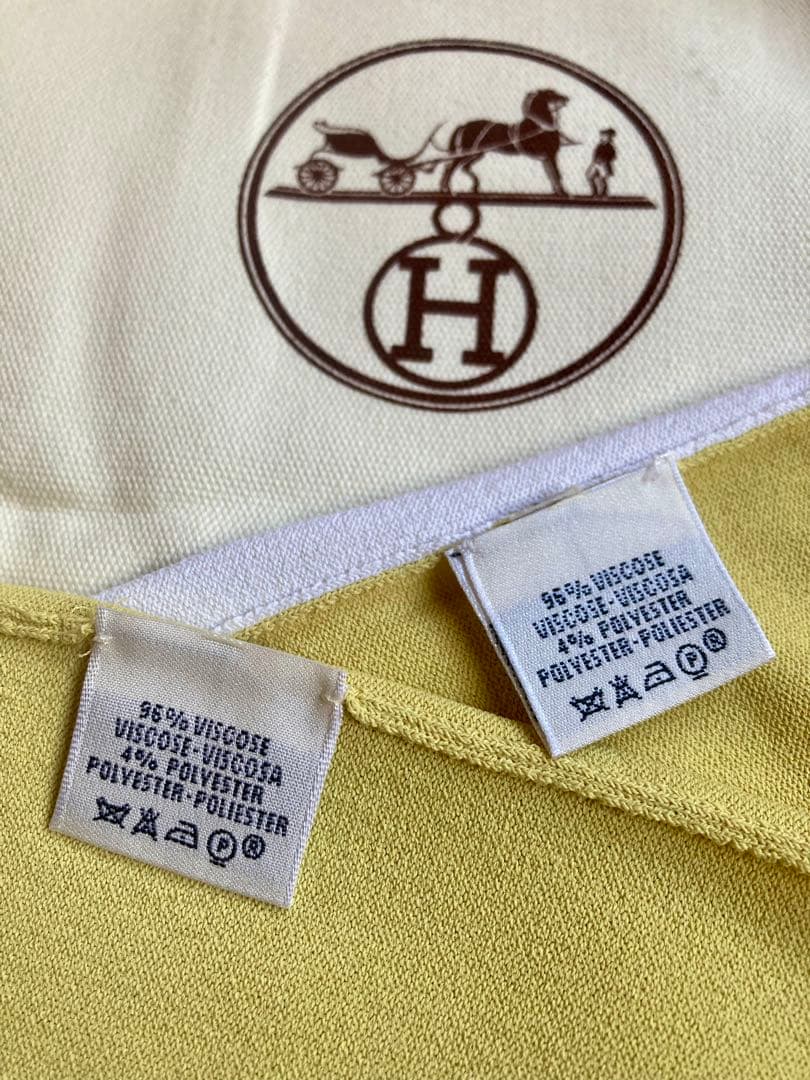 HERMES マルジェラ期　セリエボタン　バイカラーアンサンブル クリーニング済
