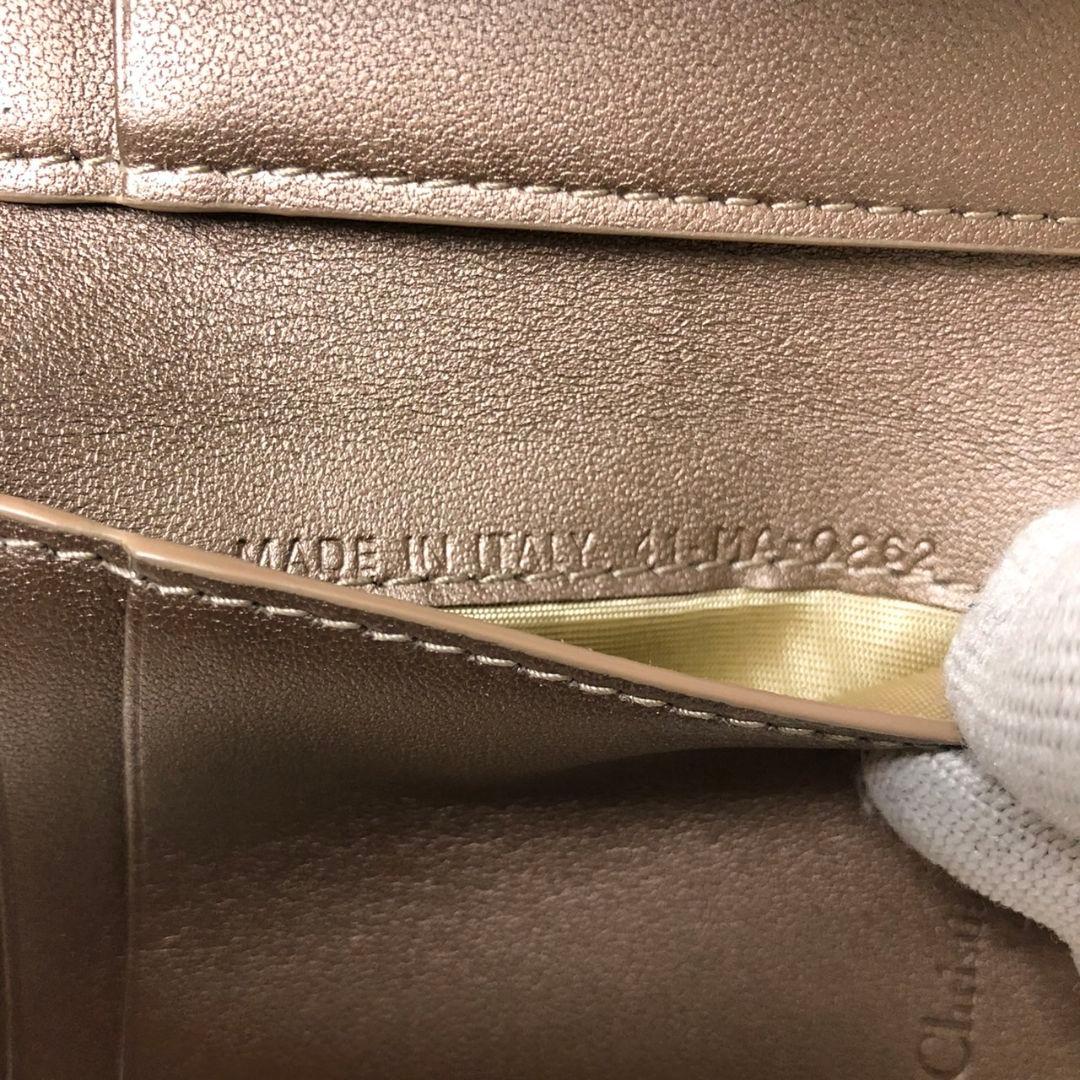 【せいか】Dior 三つ折り財布 レディディオール ロータスウォレット