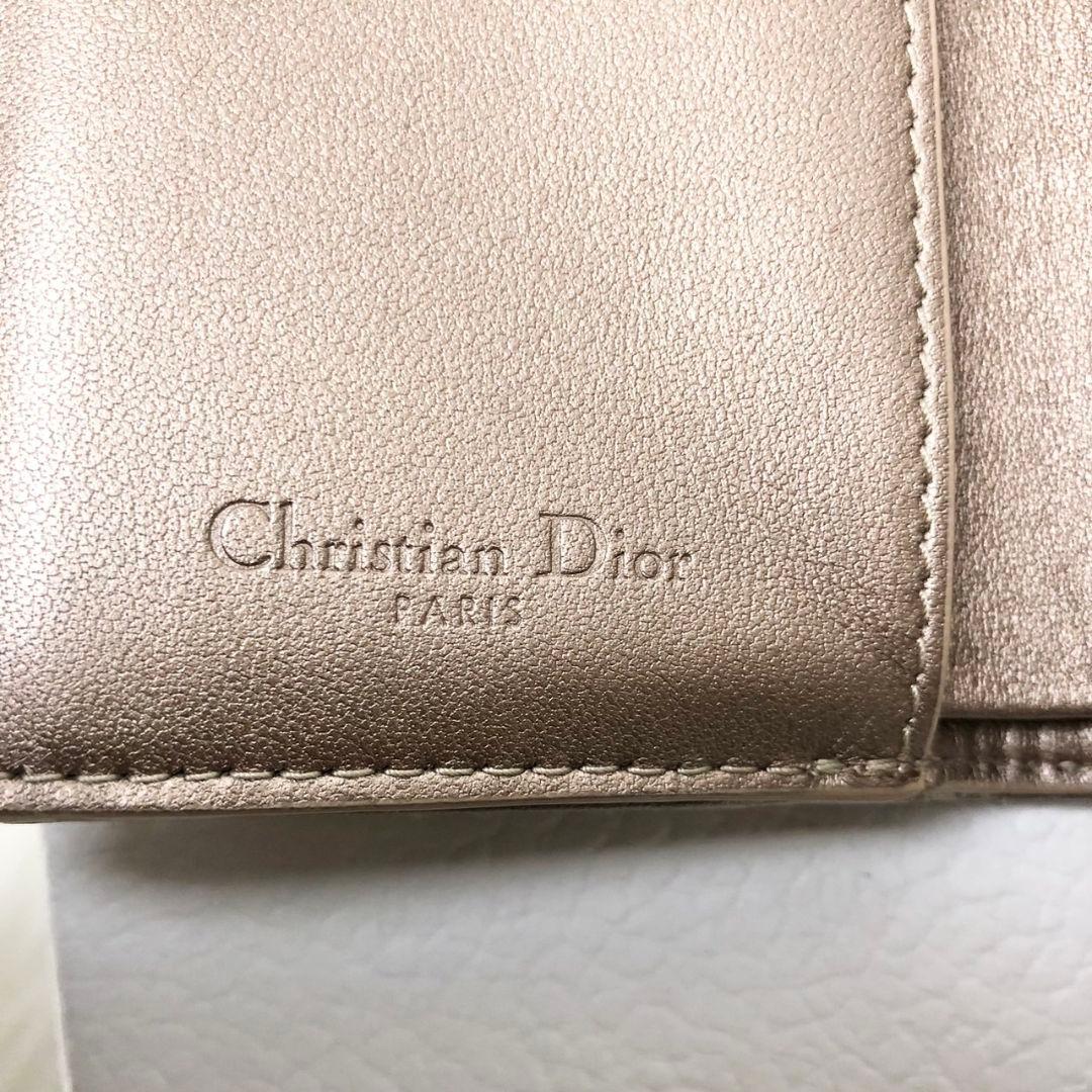 【せいか】Dior 三つ折り財布 レディディオール ロータスウォレット