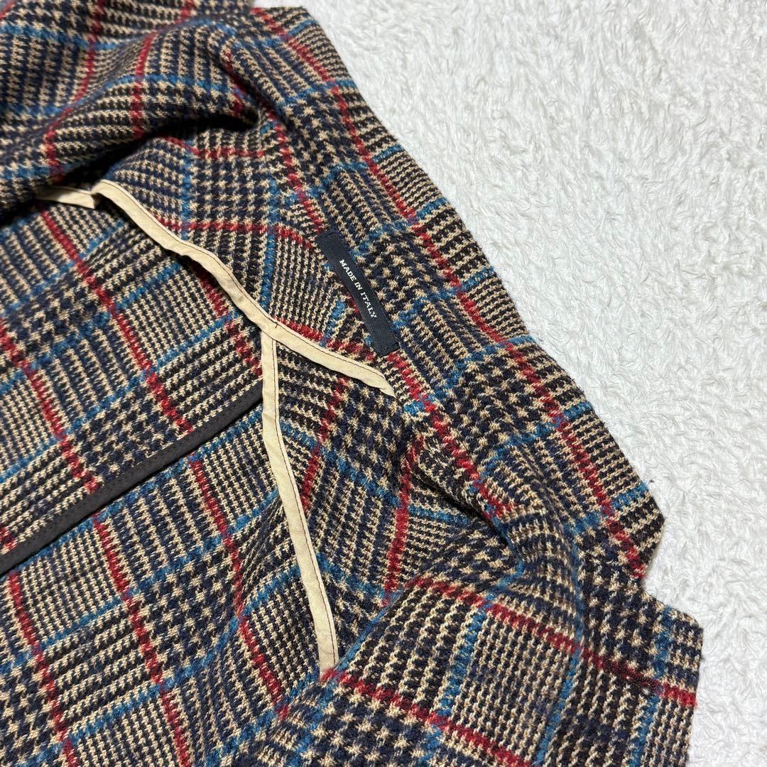 美品 TAGLIATORE タリアトーレ テーラードジャケット チェック M~L