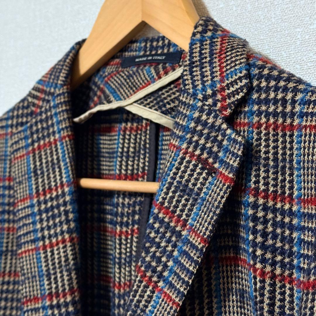 美品 TAGLIATORE タリアトーレ テーラードジャケット チェック M~L