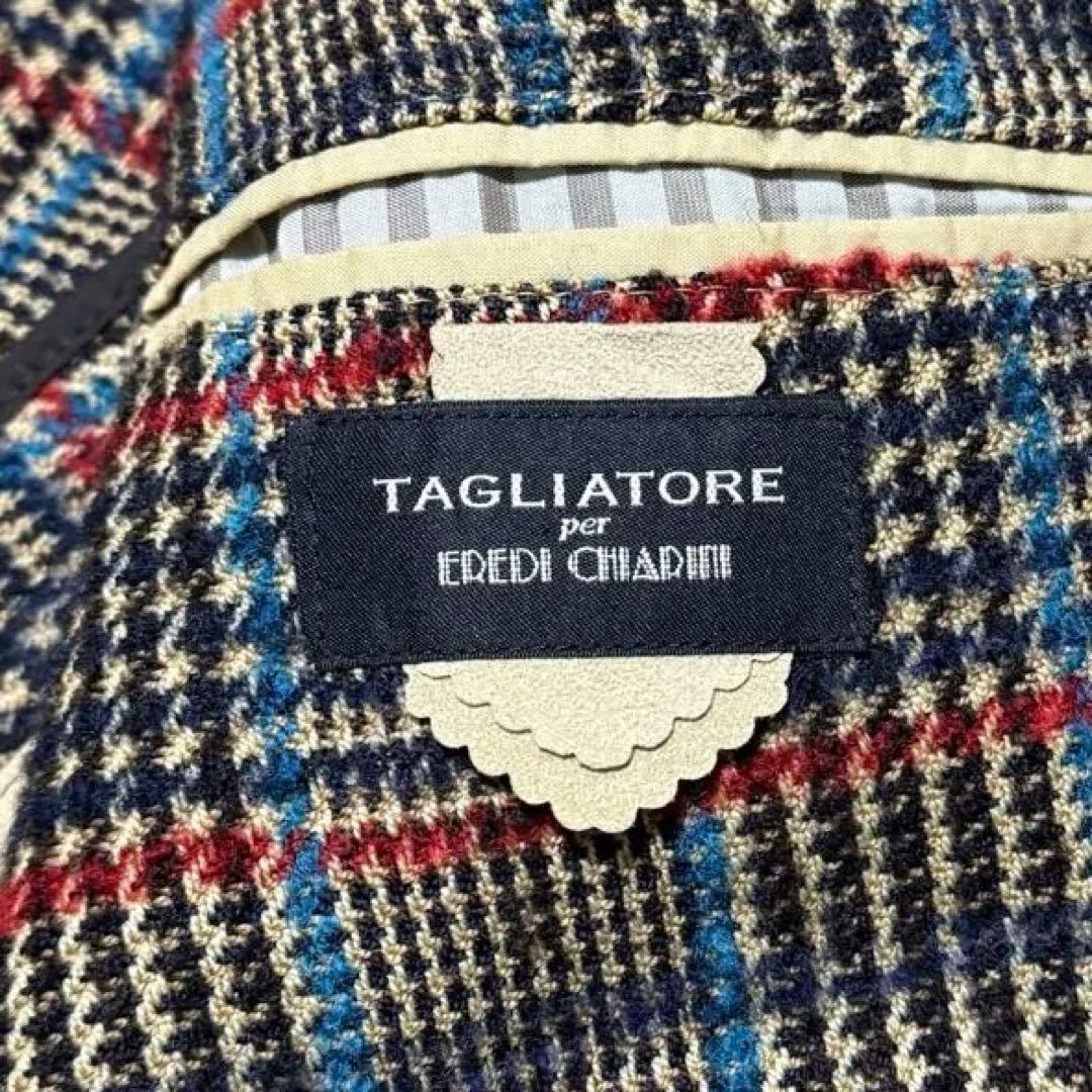美品 TAGLIATORE タリアトーレ テーラードジャケット チェック M~L