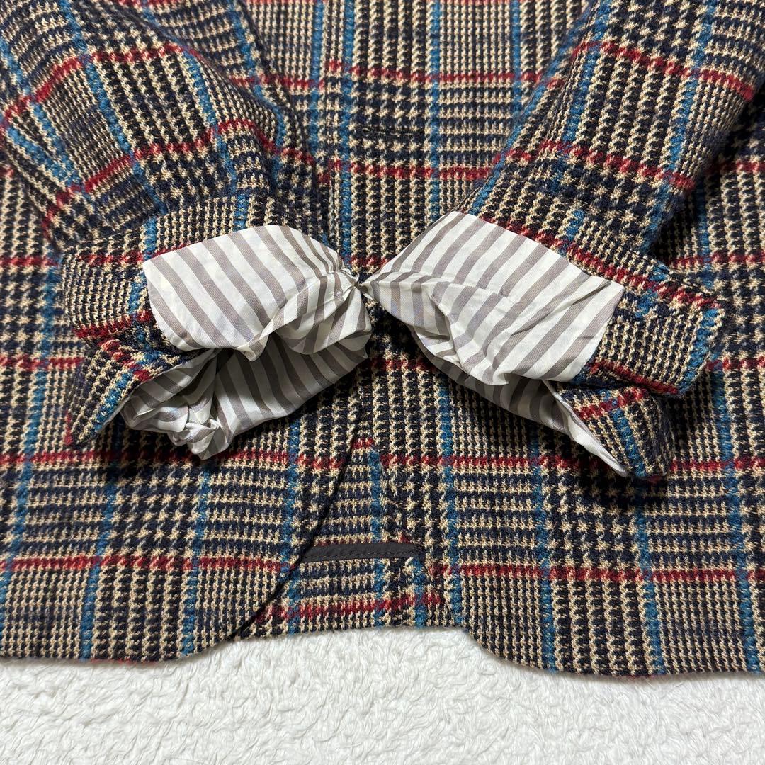 美品 TAGLIATORE タリアトーレ テーラードジャケット チェック M~L
