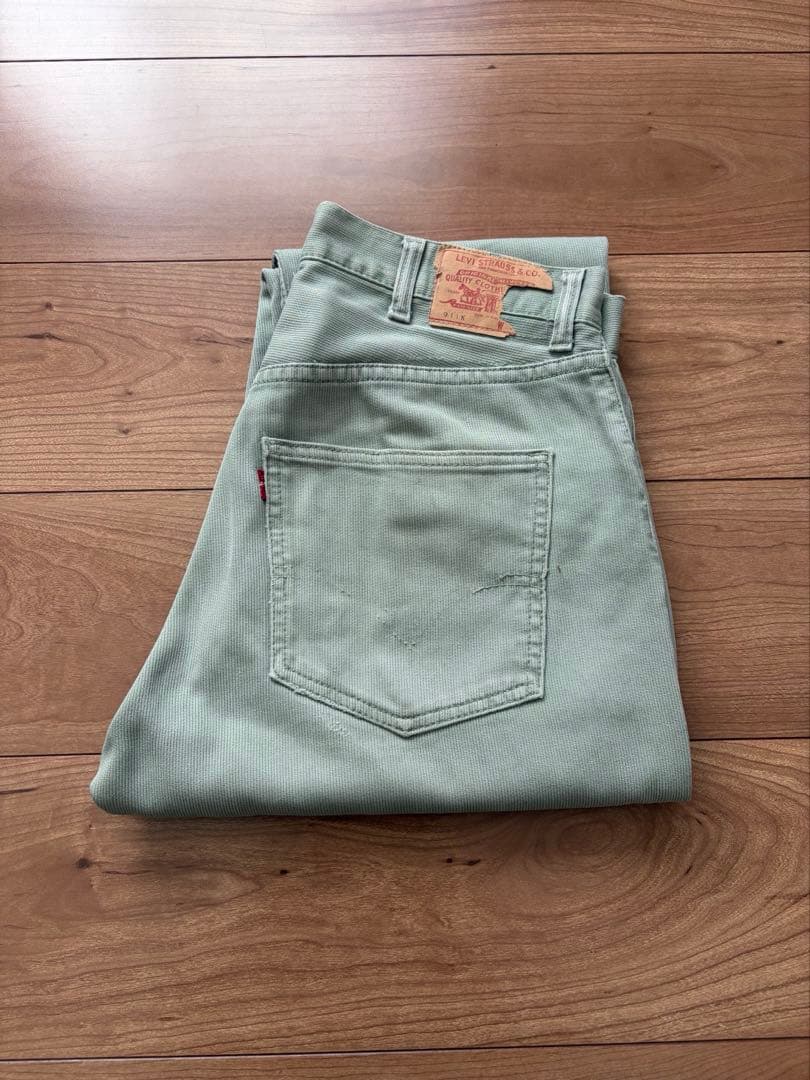 60's LEVI'S 911K BIGE ピケパンツ W31