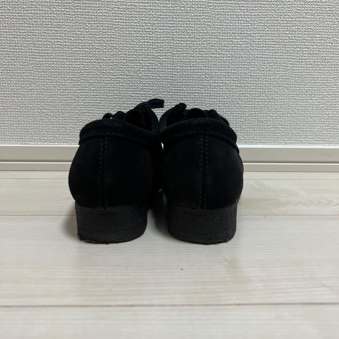 【着用2回のみ】クラークス　ワラビー　黒　25cm