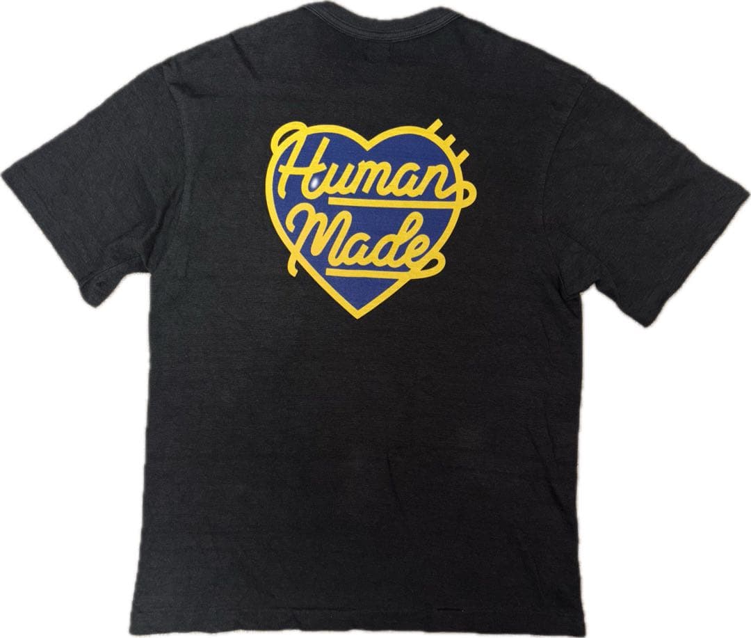 トップス HUMAN MADE HEART BADGE T-SHIRT BLACK