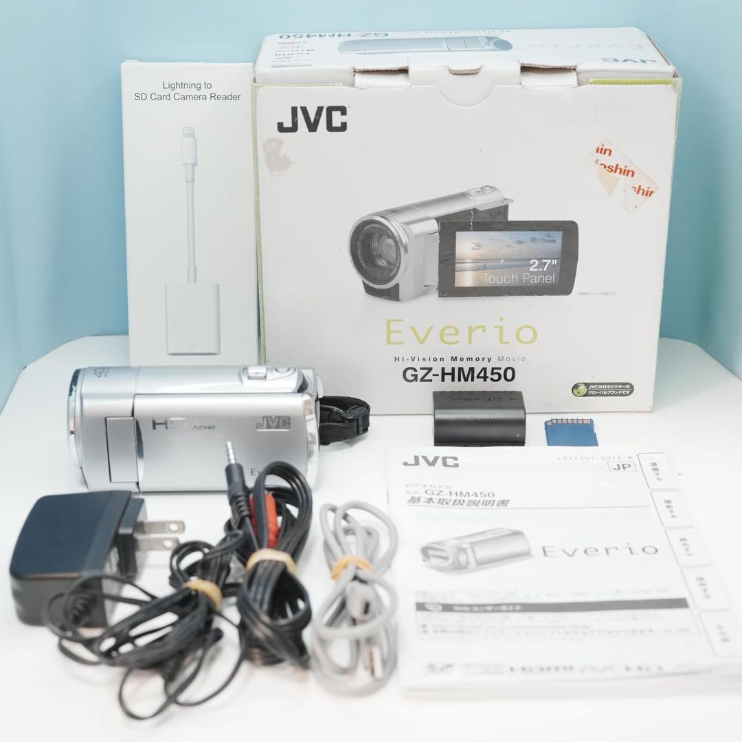 JVC Everio GZ-HM450-s ビデオカメラ 美品 a4890