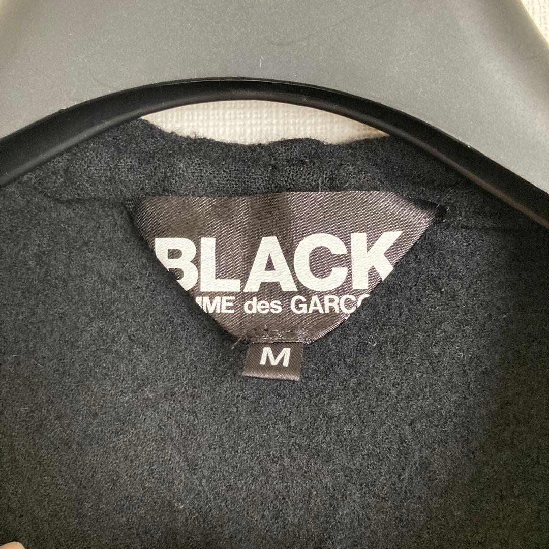 ブラックコムデギャルソン 21aw ウール縮絨 ベスト ブラック M