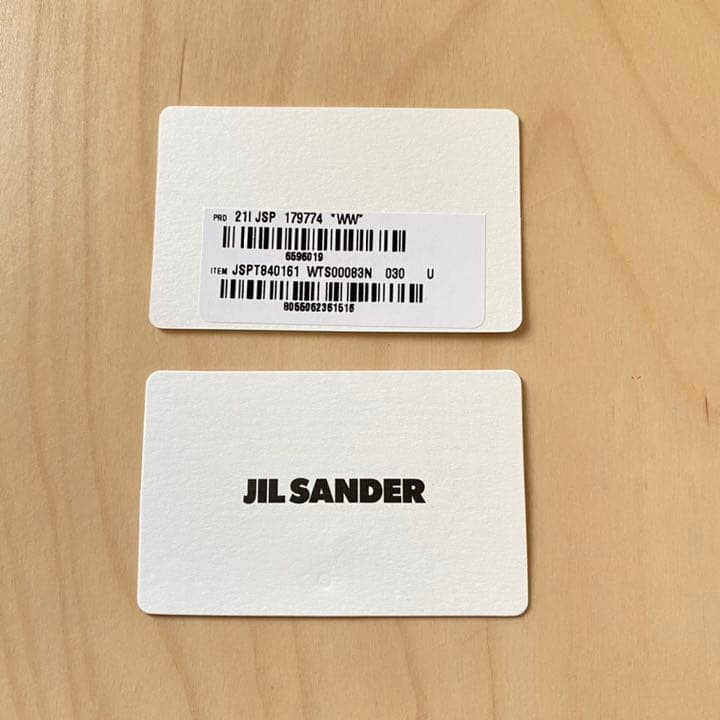 【JIL SANDER】ジルサンダー 3つ折り レザー 財布 (新品)
