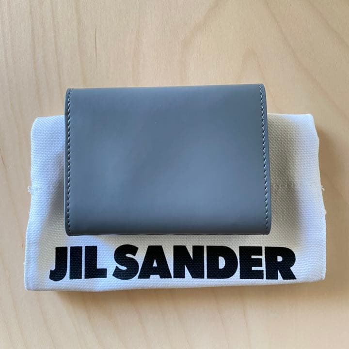 【JIL SANDER】ジルサンダー 3つ折り レザー 財布 (新品)