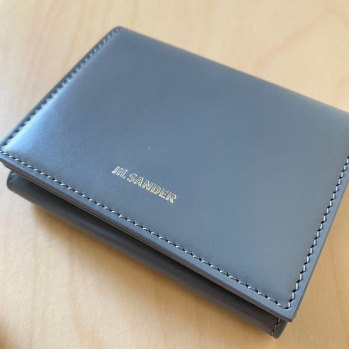 【JIL SANDER】ジルサンダー 3つ折り レザー 財布 (新品)