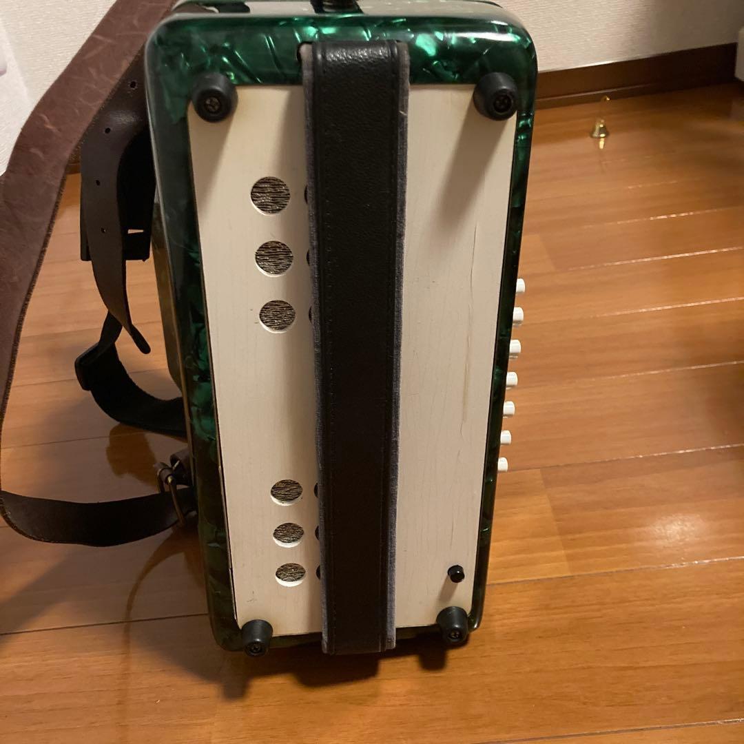 YAMAHA アコーディオン グリーン