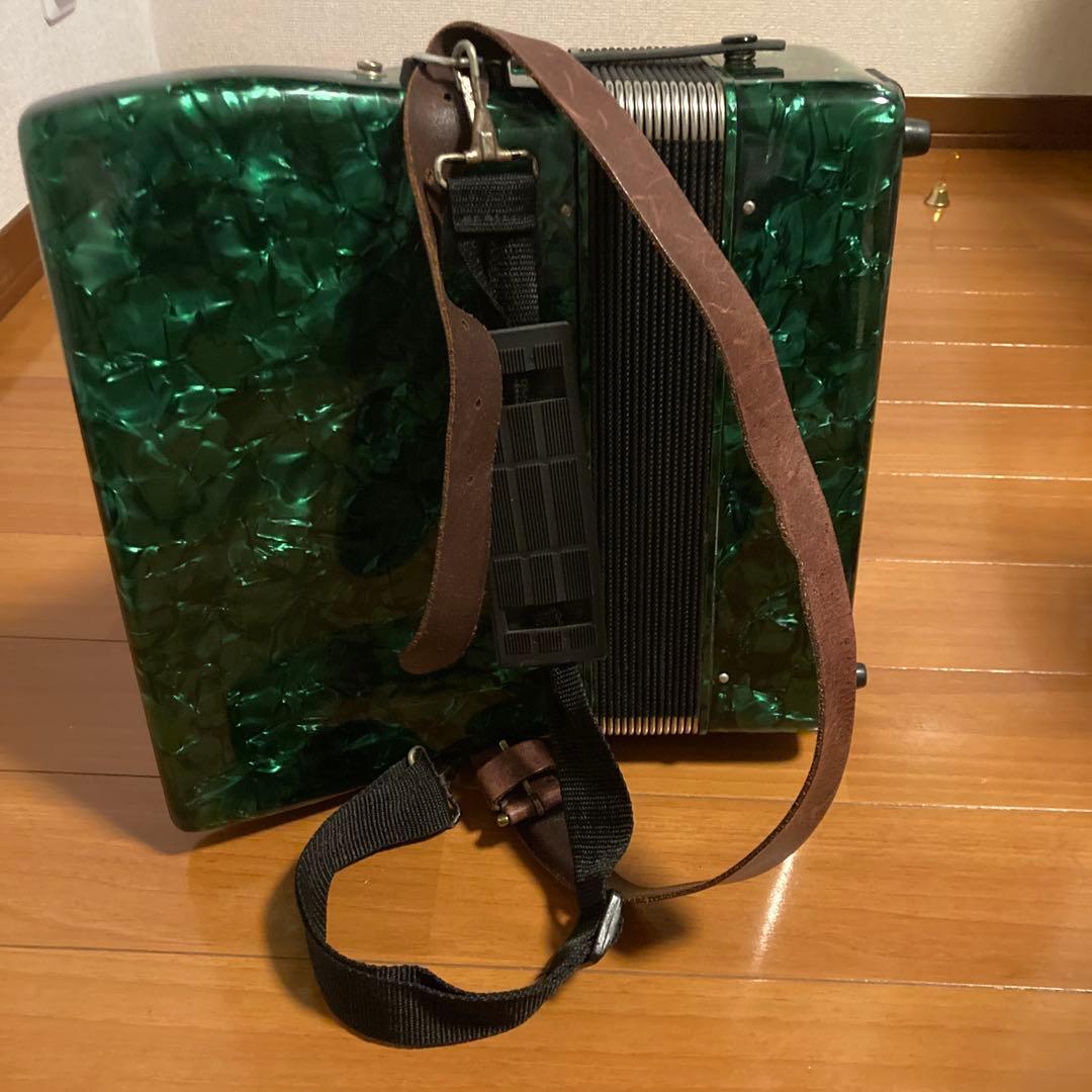 YAMAHA アコーディオン グリーン
