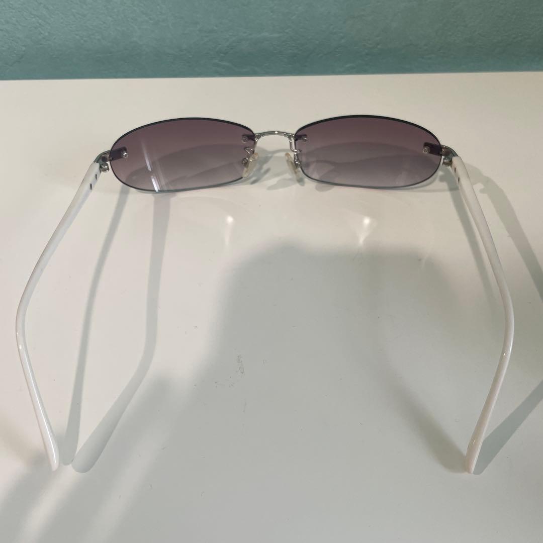MIU MIU サングラス　紫色レンズ メタルフレーム ケース付き