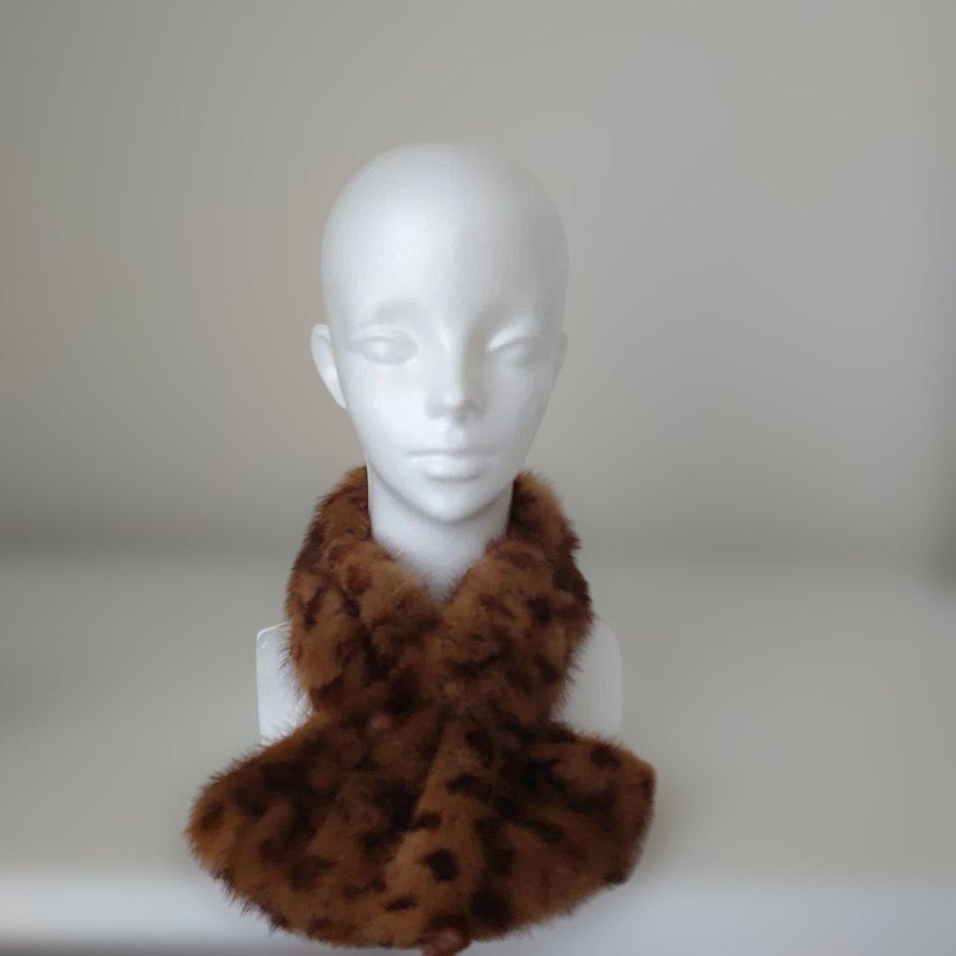 新品　LIGNAGGIO　collezione　ミンクマフラー