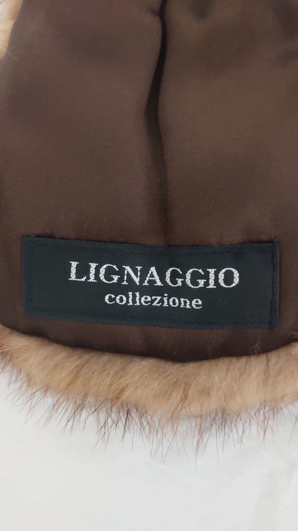 新品　LIGNAGGIO　collezione　ミンクマフラー