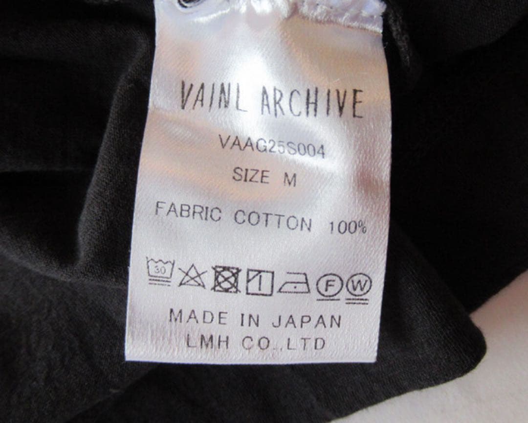 2025SS VAINL ARCHIVE MARCUS サイズM/Tシャツ